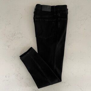 Madewell Road Tripper Jeggings 5 Pocket Jeans Black Sz 27 - no fabric tag